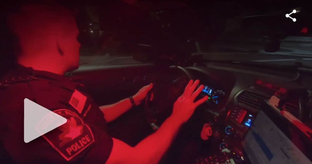 Screenshot of Ellie Offers Police Wellness Visits video