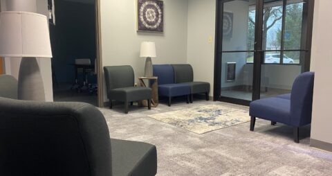 Lobby of Ellie Mental Health Uniontown, Ohio Clinic