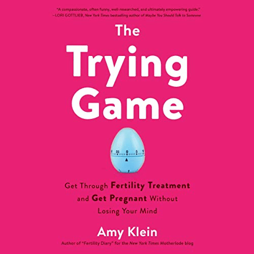 The book cover for The Trying Game by Amy Klein