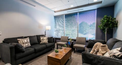 Ellie Mental Health Kiln Creek, VA Clinic Group Therapy Room