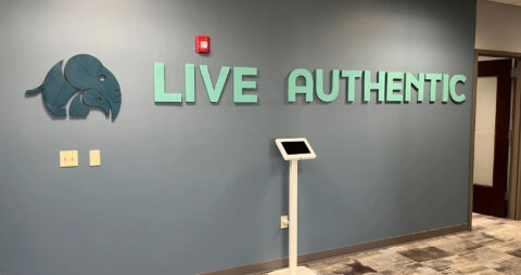 Ellie Mental Health Olathe, KS Clinic Live Authentic Sign